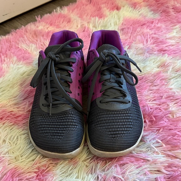 Reebok Violet and Charcoal Athletic Sneakers - Picture 3 of 8